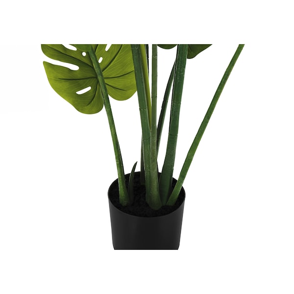 Artificial Plant, 45 Tall, Monstera Tree, Indoor, Faux, Fake, Floor, Greenery, Potted, Real Touch